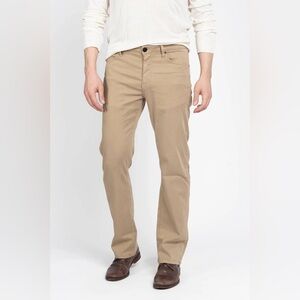 Jack Of Spades High Roller Sateen Comfort Straight Pants Mens 36X32 Tan